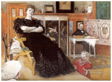 anna pettersson Carl Larsson Oil Paintings
